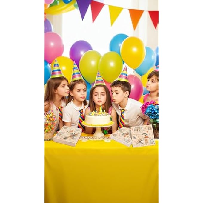 BOHO RAINBOW NAPKINS SET60 PCS 13X13 INCH PAPER PARTY NAPKINS FOR BIRTHDAY, BOHEMIAN RAINBOW TABLE DECORATIONS & SUPPLIES - Image 3